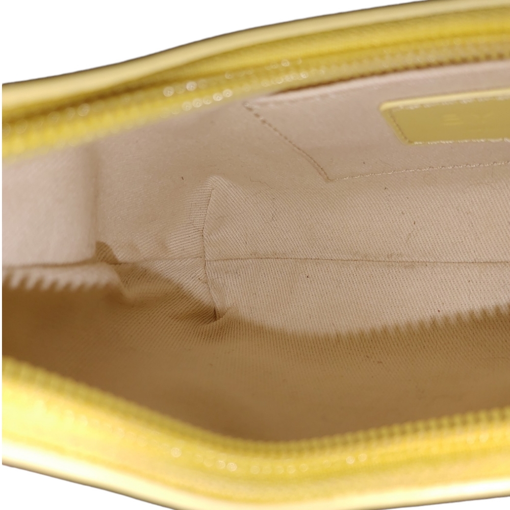 By Far Yellow Patent Leather Amber Small Handbag - Picture 7 of 16